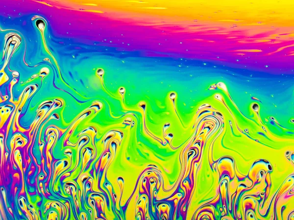 Психоделический Фон Вселенная Цветов Арт Дизайн Разноцветный Фон Абстрактный Шаблон — стоковое фото
