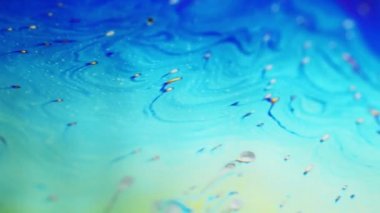 Renkli arka plan şaşırtıcı hareket çok renkli sabun köpüğü yüzeyinde oluşan