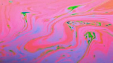 Renkli Bubble soyut yüzey hareketli makro çekim.