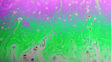 Renkli sabun köpüğü hareket yüzey psychedelic arka plan