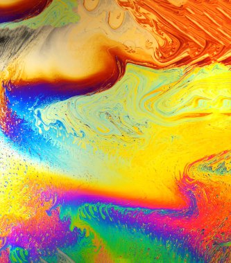 Psychedelic arka plan. Evren çiçek. Konsept sanat tasarımı. Çok renkli arka plan. Soyut desen.