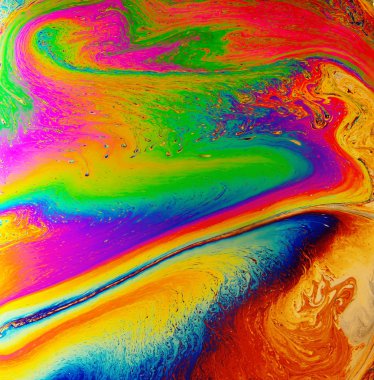 Psychedelic arka plan. Evren çiçek. Konsept sanat tasarımı. Çok renkli arka plan.