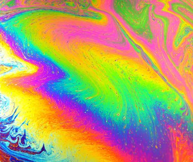 Psychedelic arka plan. Evren çiçek. Konsept sanat tasarımı. Çok renkli arka plan.
