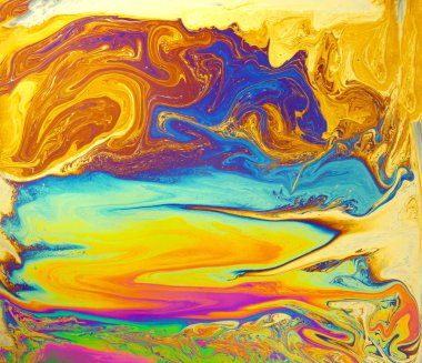 Psychedelic arka plan. Evren çiçek. Konsept sanat tasarımı. Çok renkli arka plan.