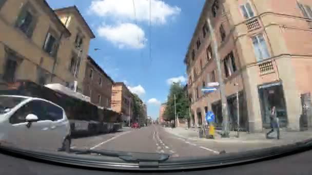 Historische Mazzini-Straße — Stockvideo