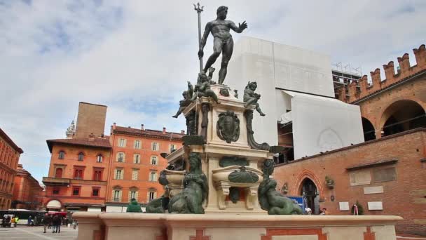 Bologna arkitektur panorama — Stockvideo