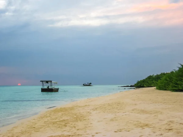 Maldives sunset background — Stock Photo, Image