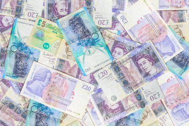 İngiltere pound arka plan