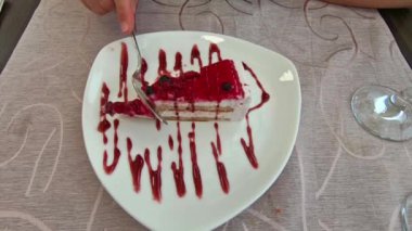 meyve pasta ağır çekim