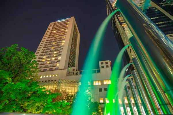 Fountains of Umeda Sky Building — Stock Photo, Image