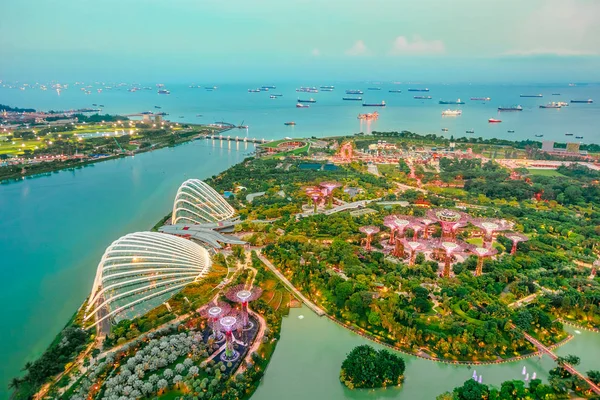 Tuinen bij The Bay Singapore — Stockfoto