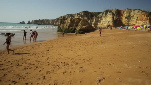 Praia Dona Ana — Stockvideo