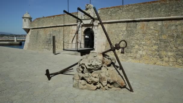 Festung von Ponta da Bandeira — Stockvideo