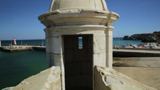 Torre del fuerte Lagos — Vídeo de stock