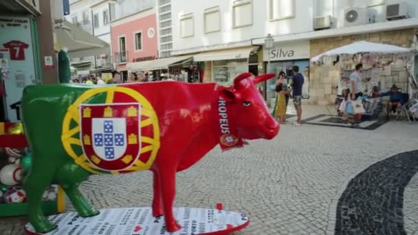 Lagos Portugal bull — ストック動画