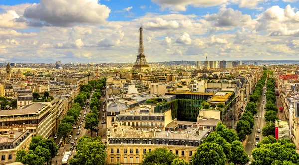 Boog van triomf panorama — Stockfoto