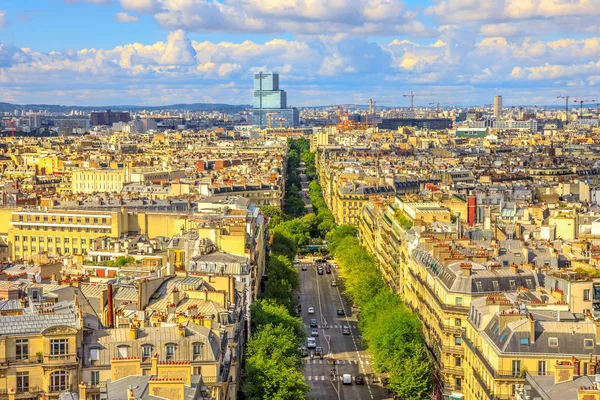 Arc de Triomphe aerial — Stock Fotó