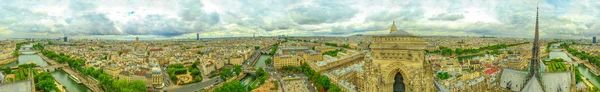 Vista aérea de Notre Dame — Foto de Stock