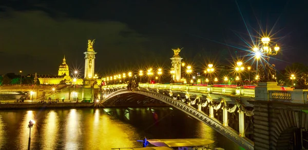 Pont Alexandre III Panorama parisino — Foto de Stock