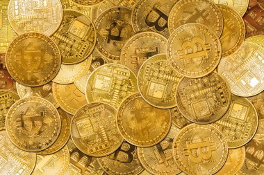 Bitcoin paraları arka plan