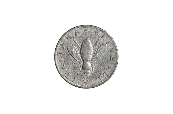 Italian lire coin — Stockfoto