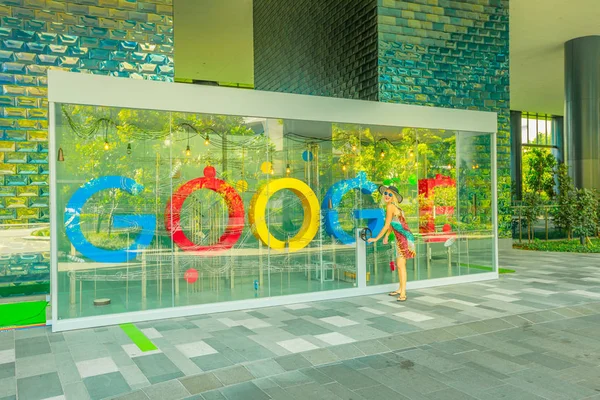 Singapore Google turism — Stockfoto