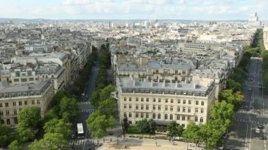 Sacre-Coeur aerial panorama