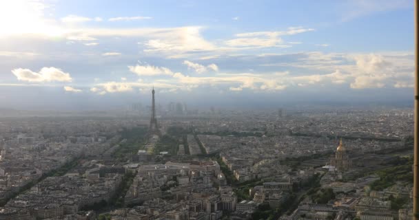 Tour Montparnasse Parijse panorama — Stockvideo