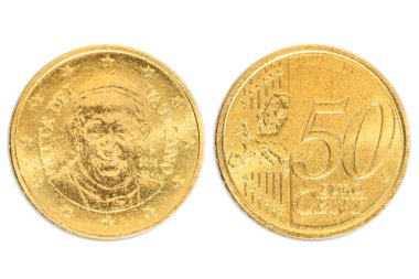 Papa'nın çift 50 sent