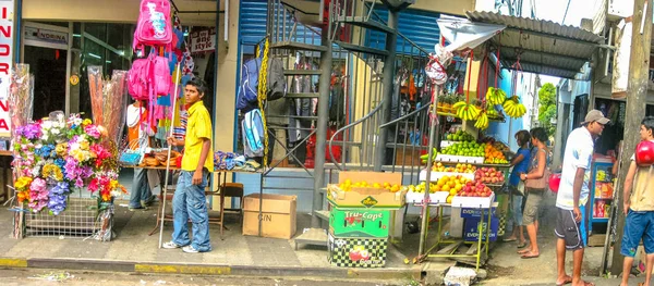 Port Louis Street panorama — Stock Photo, Image