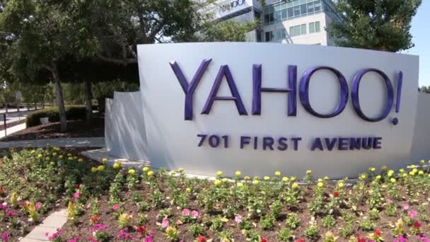 Yahoo εικονίδιο Sunnyvale — Αρχείο Βίντεο