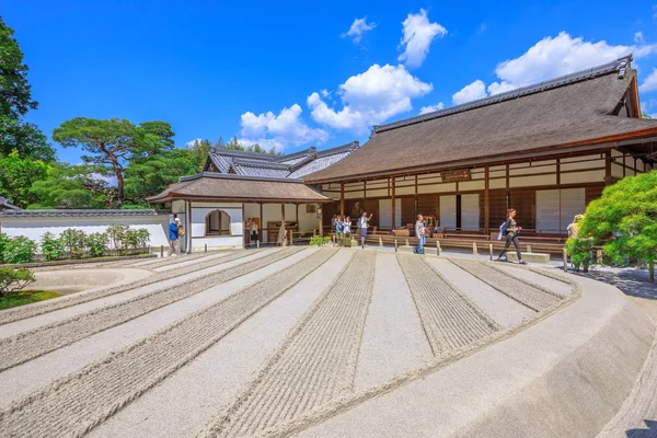 Jardín Zen Jisho-ji — Foto de Stock