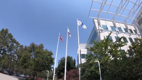 Drapeaux Paypal San Jose Californie — Video