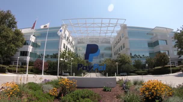 PayPal Силіконовій долині — стокове відео
