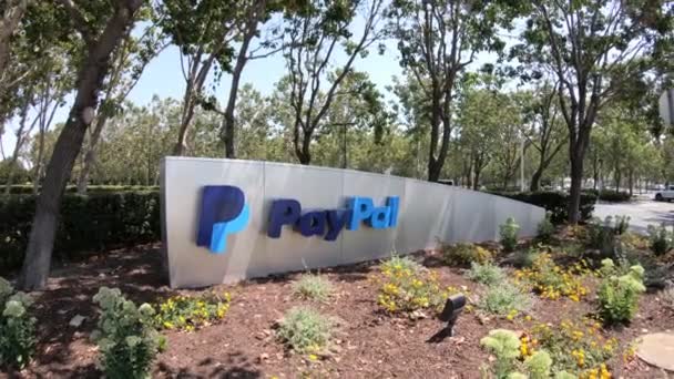 Siège social Paypal signe Californie — Video