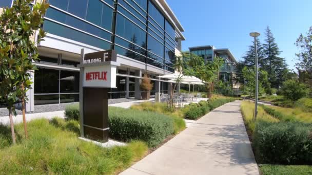 Netflix Campus Vale do Silício — Vídeo de Stock