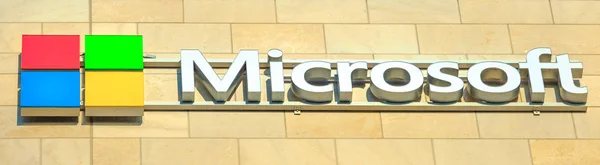 Microsoft Logo bina — Stok fotoğraf