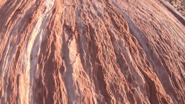 Valley of Fire texture rock — Stock Video