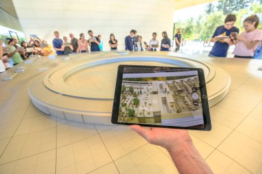Apple Park 3d harita