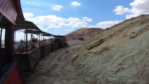 Calico viaje en ferrocarril — Vídeos de Stock