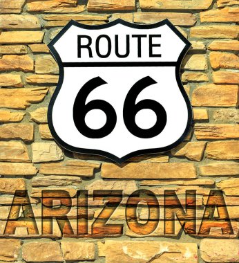 Rota 66 Arizona işareti