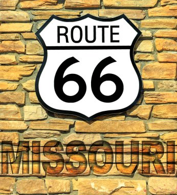 Rota 66 Missouri imzalamak