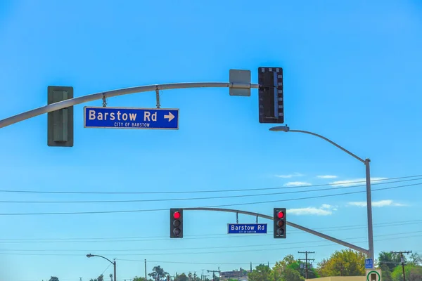 Straßenschild von Barstow — Stockfoto