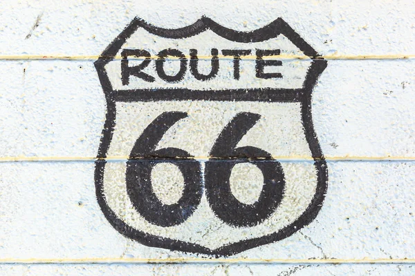 Das Schild Route 66 — Stockfoto