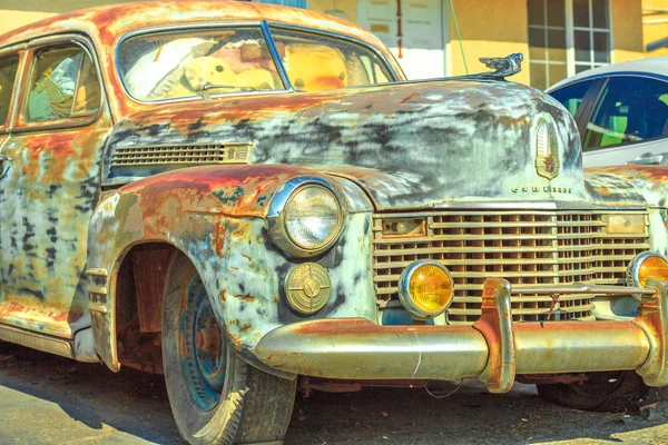 Cadillac sulla Route 66 — Foto Stock