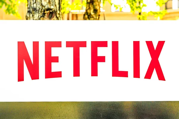 Los Gatos California United States August 2018 Netflix Logo Isolated — Stock Photo, Image