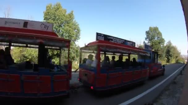 Pociąg do sanktuarium San Luca — Wideo stockowe