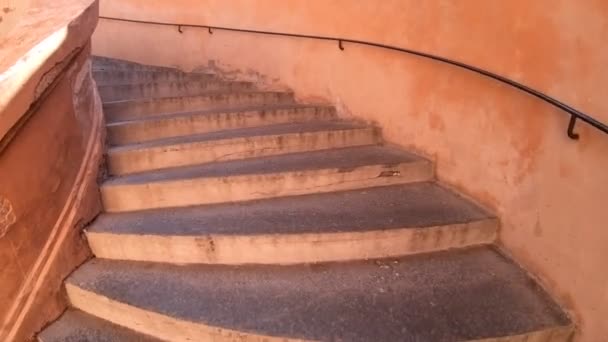 San Luca sundurma merdiven — Stok video