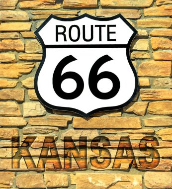 Rota 66 Kansas imzalamak