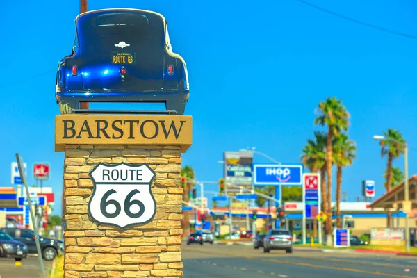 Barstow stad op Route 66 — Stockfoto